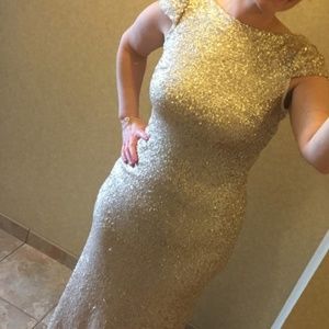 Sorella Vita Gold Bridesmaid Dress